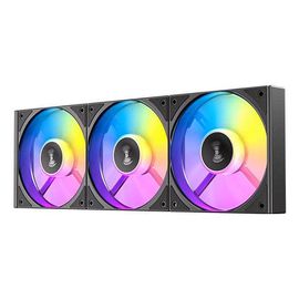 Antec C120R Ventilatore PC 12cm ARGB PWM Nero Design Inverso 3 Pezzi