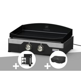 Plancha électrique Allure 260 DUO 60 x 40 cm + Desserte + Housse - Le Marquier