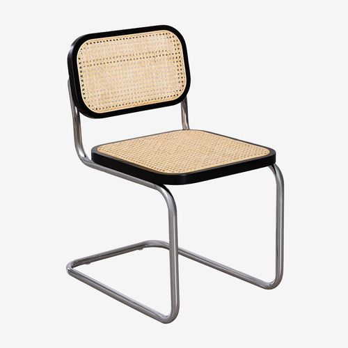Pack De 4 Chaises De Salle À Manger En Rotin Tento Noir Uni
