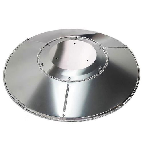 Bouclier réflecteur de chauffage de terrasse,Pièces de rechange pour radiateurs extérieurs au propane - Dôme supérieur,Montage à 3 trous,3