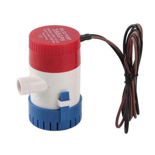 350gph Mini Pompe À Eau De Cale Marine Submersible Électrique Antirouille Pour Yacht Caravane Rv Bateau 12v