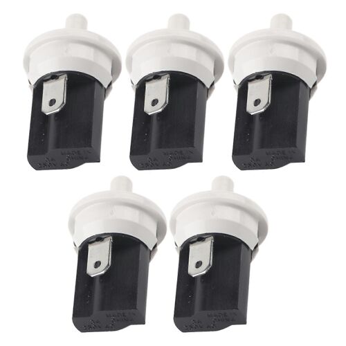 5Pcs Réfrigérateur Porte Interrupteur Lumière Momentané Ouvert Normal Fermé PBS ?35 3A 250V AC
