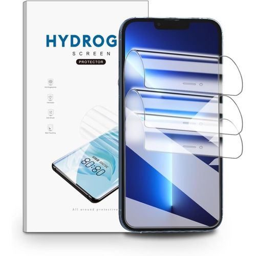 Pps-Film Hydrogel Pour Iphone 13/Iphone 13 Pro, 3 Pièces Tpu Film Protection Écran Hd Clair Doux Transparent Film De Protection D'écran