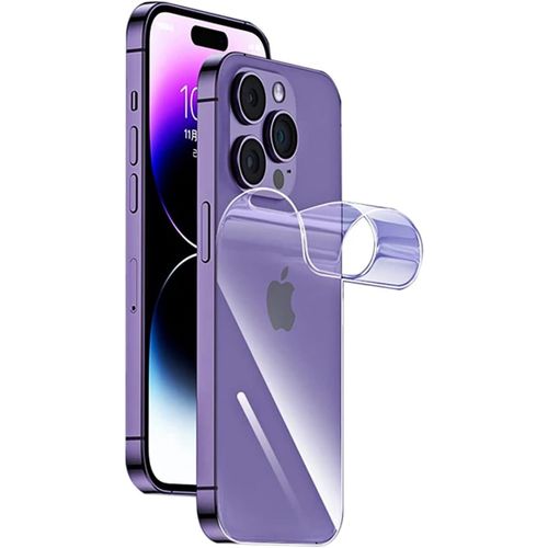 KAL-[2 Pièces] Film Hydrogel Arrière Pour Iphone 14 Pro Max (6.7""), Protection D'Écran [Clear Hd] Souple Film Protecteur Tpu
