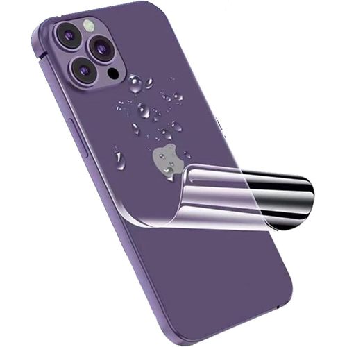 Pps-[2 Pièces] Film Hydrogel Arrière Pour Iphone 12 Pro Max (6.7""), Protection D'écran [Clear Hd] Souple Film Protecteur Tpu