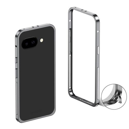 Coque À Dissipation Thermique Avec Cadre Métallique Pour Google Pixel 9a - Gris