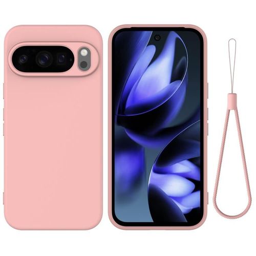Coque Antichoc En Silicone Liquide Couleur Pure Pour Google Pixel 10 Pro Xl - Rose