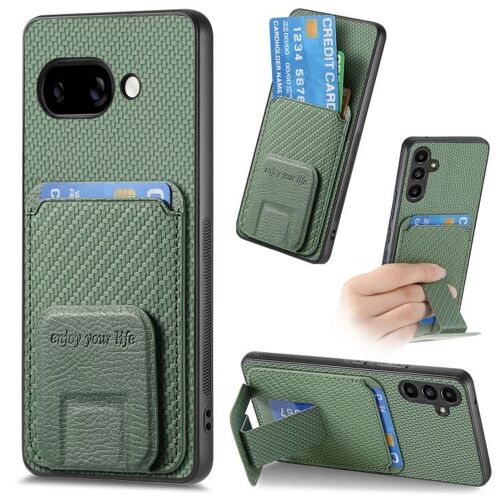 Étui pliable en fibre de carbone pour Google Pixel 9a - Vert