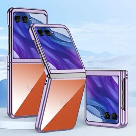 Coque Pliable Transparente Ultra Fine Et Galvanisée Pour Motorola Razr 60 - Violet
