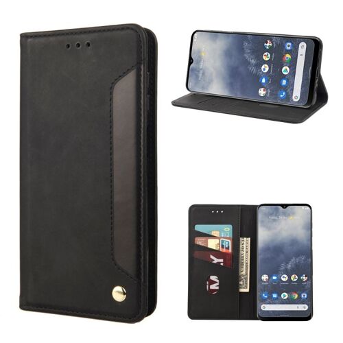 Étui en cuir synthétique pour Nokia G60 - Noir