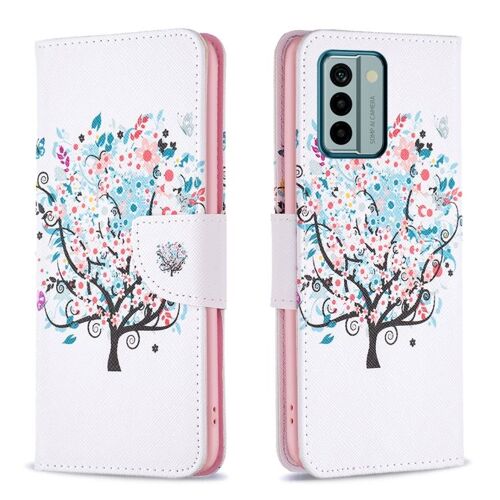 Étui En Cuir À Motif Coloré Pour Nokia G22 - Arbre