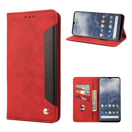 Étui en cuir synthétique pour Nokia G60 - Rouge