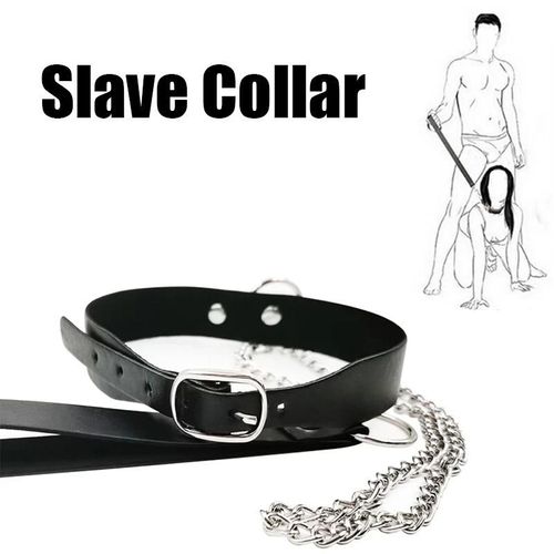 Collier Bdsm, Anneau De Laisse Sexy, Chaîne En Acier, Jouets De Bondage D'esclave Pour Amoureux, Jeu De Rôle, Épandeur De Posture, Jouets Sexuels Pour Femmes, Sex Shop Black