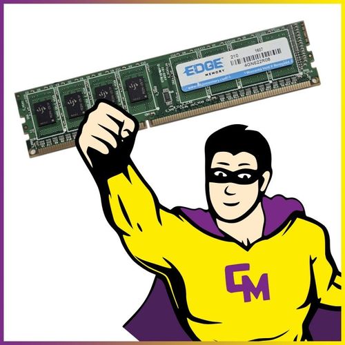 4GB RAM DDR3 Edge Memory 4GN622R08 PC3-12800 1600 Mhz DIMM CL11 Simple Face PC