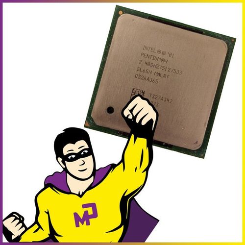 Processeur CPU Intel Pentium 4 SL6SH Intel Pentium 2.4 Ghz Socket 478