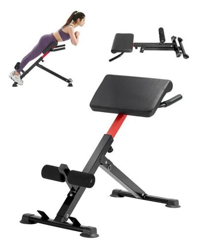 Banc De Musculation Multifonction-Vevor-Banc D'hyperextension-Chaise Romaine-Équipement D'exercice Pour Fessiers-Capacité 113 Kg
