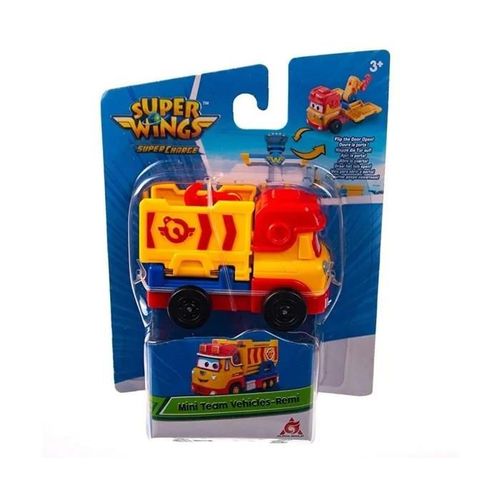 Jouet Camion - Super Wings - Remi - Pvc - 7x5x4,5 Cm - A Partir De 3 Ans