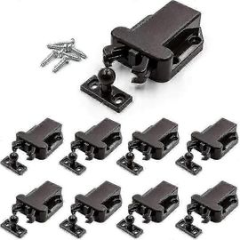 Pack de 8 Push Latch Latch Latch Safe Push LatchDispositif autobloquant à rebond Ouvrir la serrure Tiroir Armoire Catch Touch Latch Armoire Chambre