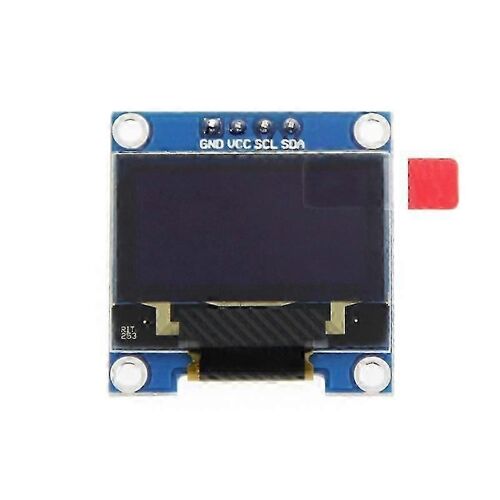 0,96 Pouce Iic I2c Série Gnd 128x64 Oled Lcd Module D'affichage Led Ssd1306 Pour Arduino Kit Affichage Blanc