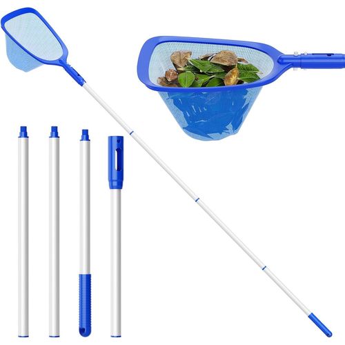 Épuisette de piscine de 207 cm à mailles fines avec manche télescopique,accessoire de nettoyage de piscine,étang,algues et piscine Bestway,pataugeoire,jacuzzi