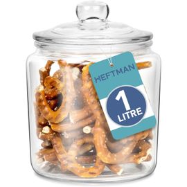 VELLUSTRA Bocaux En Verre Bocal Avec Couvercle,2 Bocaux De