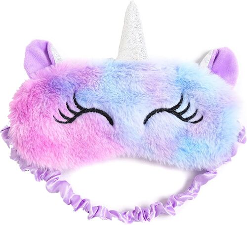 Masque Pour Les Yeux Pour Dormir Annimal Eye Mask Peluche Cartoon Licorne Pour Enfants Adultes 3d Mignon Masque Pour Les Yeux Licorne Respirant Eyeshade Idéal Pour Les Voyages Sieste¿ (Violet) 