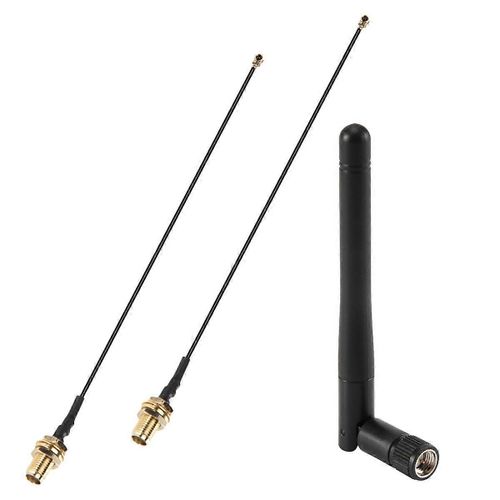 2PCS/Lot 2.4GHz 3DBi WiFi 2.4G Antenne Antenne RP-SMA Mâle Sans Fil