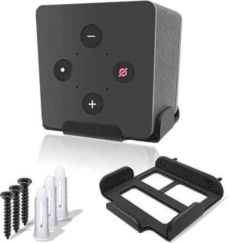 Support mural en métal pour Fire TV Cube 3e génération (sortie en 2022) (noir)