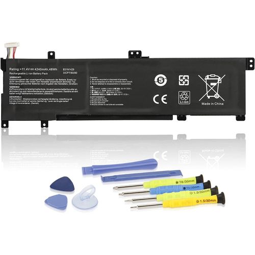 B31N1429 Batterie pour ASUS K501L K501LB K501LX K501U K501UB K501UQ K501UX K501UW A501L A501LB A501LX A501UB A501UQ A501UW A501UX R516LB R516LX R516UB R516UQ R516UW R516UX V502LB V502LX