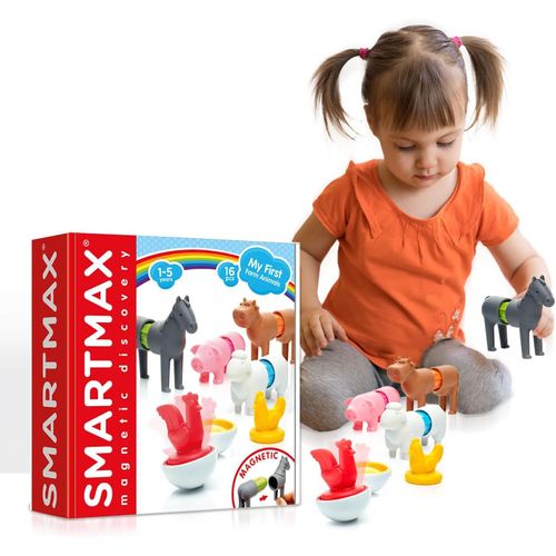 ytseazn-Smartmax Animaux-My First Farm Animals|Smartmax Magnetic|Jeux Educatif 1 An Et 5 An|Jeux De Construction|Jeux Pour Enfants|Jeux Educatif 4 Ans