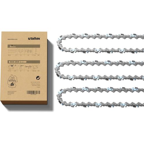 POPU-Lot De 3 Chaînes De Tronçonneuse 1/4"" 1,1 Mm,72 Maillons Entraîneurs,Épée Version 2024,Bras Anti-Retour,Compatible Avec Stihl Msa 200,220 35 Cm