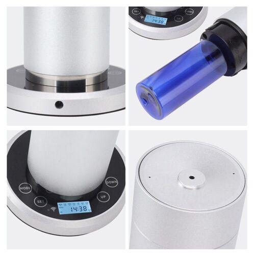 (100 240v Silver Au Plug) 120ml Diffuseurs D'huiles Essentielles Cylindre Ob 