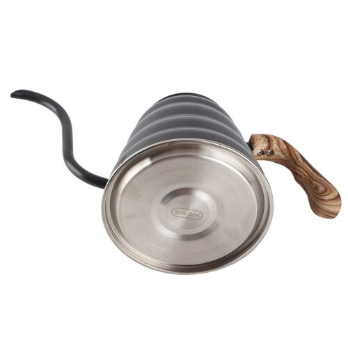 Bouilloire À Thé Et Café En Acier Inoxydable De 1 2 L Avec Thermomètre Bec Ob
