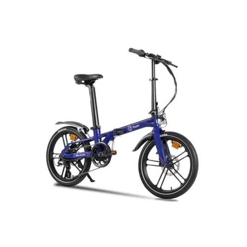 Bicicleta eléctrica YOUIN Marbella BK1350 plegable motor 250W frenos hidráulicos batería extraíble