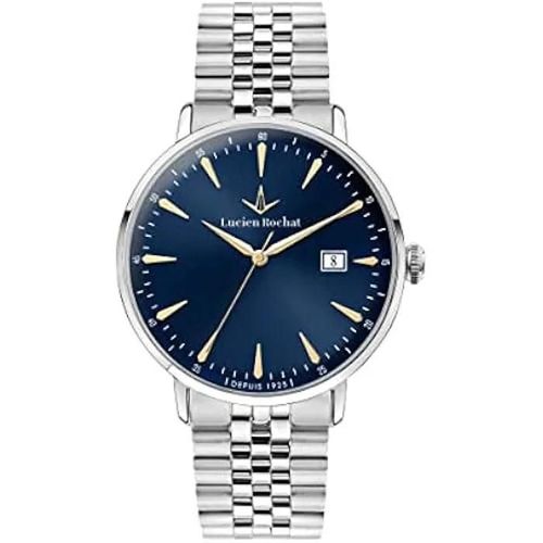 Montre - Lucien Rochat - Garon - Quartz - Étanchéité 10 Atm - Cadran Bleu Sunray