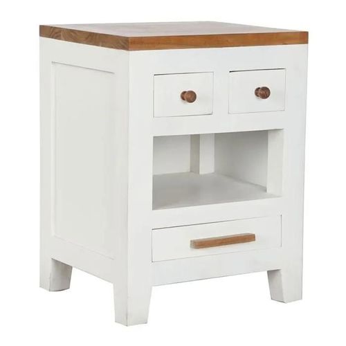 Table De Chevet Acacia Bois De Manguier Dkd Home Decor 45x40x60 Cm