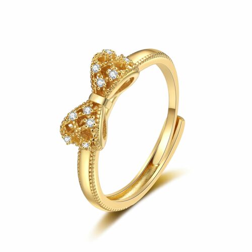 Bagues De Promesse En Oxyde De Zirconium Pour Elle, Alliances Empilables Pour Femmes, Ensembles De Bagues Empilables Avec Noeud
