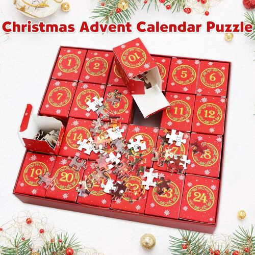 Puzzles de Noël, 1008 pièces, 24 jours