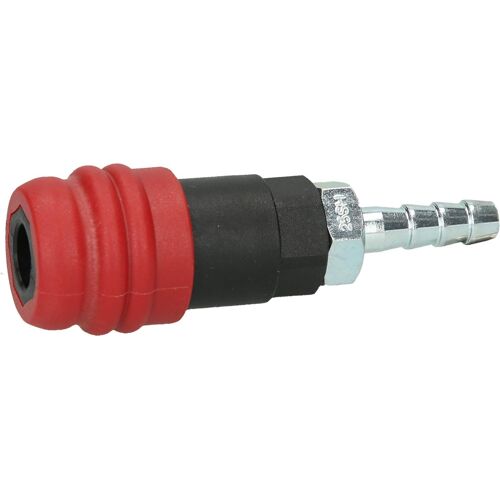 KS TOOLS Werkzeuge-Maschinen GmbH Raccord de sécurité à air comprimé à 2 étages avec embout de tuyau, 9 mm (999.9096)