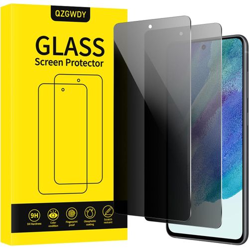 Uuq-Verre Trempé Anti-Espion Pour Samsung Galaxy S21 Fe, Lot De 2 Film Protection Écran Vitre Protecteur Protege Sans Bulles, Dureté 9h, Facile À Installer