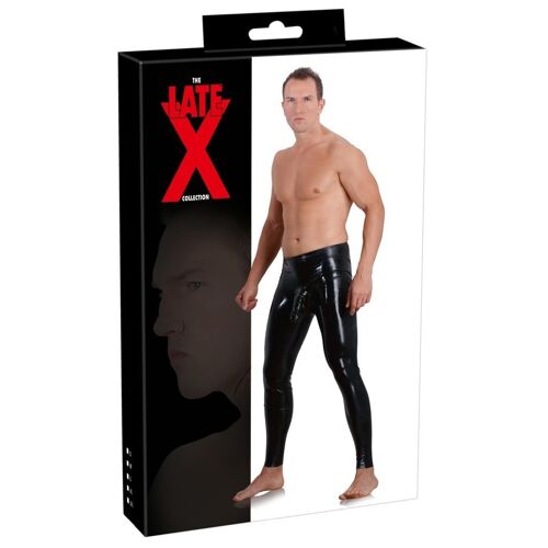 Pantalon En Latex Avec Gaine Compatible Avec Penis - M