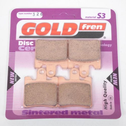 Plaquette De Frein Gold Fren Pour Moto Yamaha 1300 Fjr A Abs 2013 À 2019 Avg/Avd Neuf
