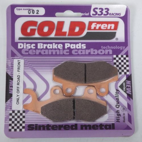 Plaquette De Frein Gold Fren Pour Scooter Kymco 125 Agility City 2006 À 2008 Av Neuf