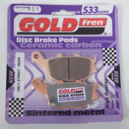 Plaquette De Frein Gold Fren Pour Moto Honda 750 Cb Seven Fifty 1992 À 2002 Arg / F2n/F2r/F2s/F2t/F2v/F2w/F2x/F2y/F21 Neuf
