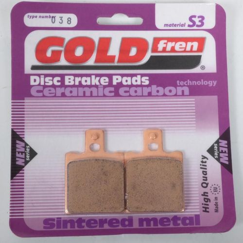 Plaquette De Frein Gold Fren Pour Moto Yamaha 125 Tdr R 1993 À 1994 Neuf