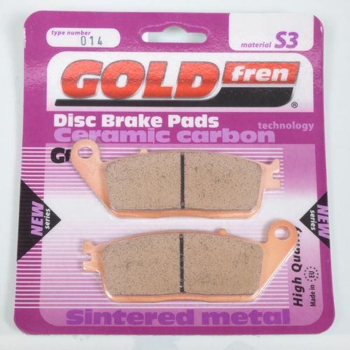 Plaquette De Frein Gold Fren Pour Moto Honda 1000 Cbr 1989 À 1992 Arg / Fk/Fl/Fm/Fn Neuf
