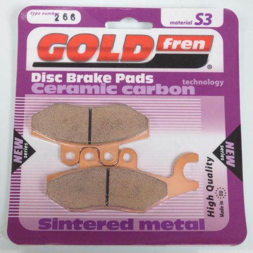 Plaquette De Frein Gold Fren Pour Scooter Piaggio 125 Beverly Ie S 2014 À 2015 Ard Neuf