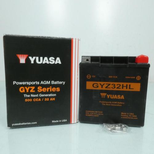 Batterie Yuasa Pour Moto Moto Guzzi 750 Sp 1990 À 1996 Gyz32hl / 12v 32ah Neuf