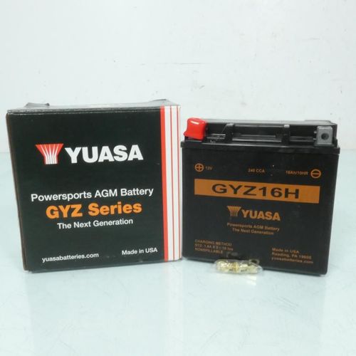 Batterie Yuasa Pour Moto Harley Davidson 1130 Vrsc V-Rod Gyz16h 12v 16ah Neuf
