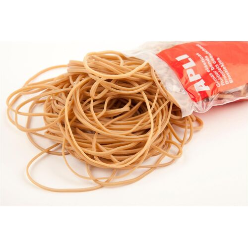 Apli Sachet 1 Kg Bracelets Élastiques Caoutchouc Naturel Diam 120 X 2 Mm